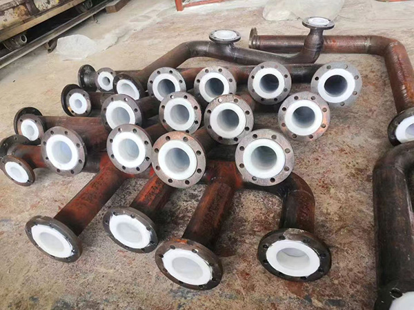 PTFE-lined pipe