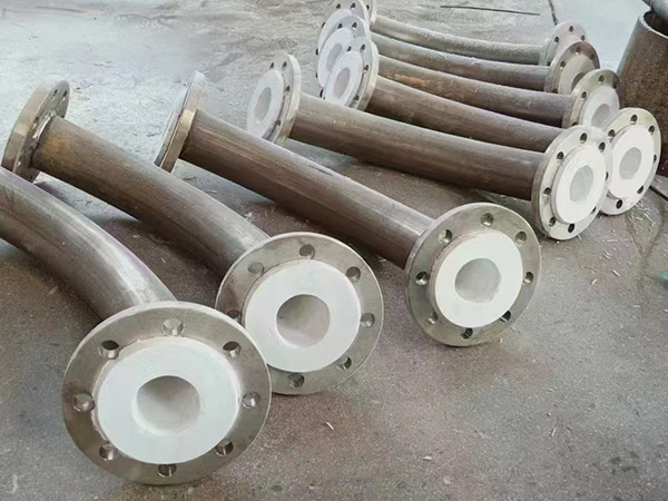 PTFE-lined pipe