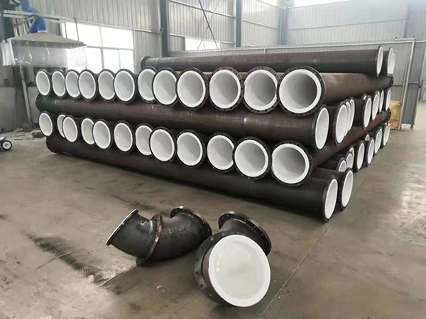 Plastic-lined pipe