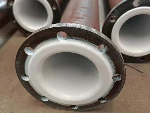 Plastic-lined pipe