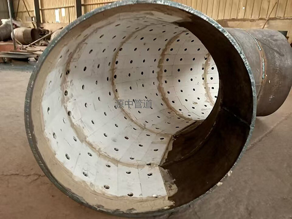 Ceramic-Patch Wear-Resistant Pipe