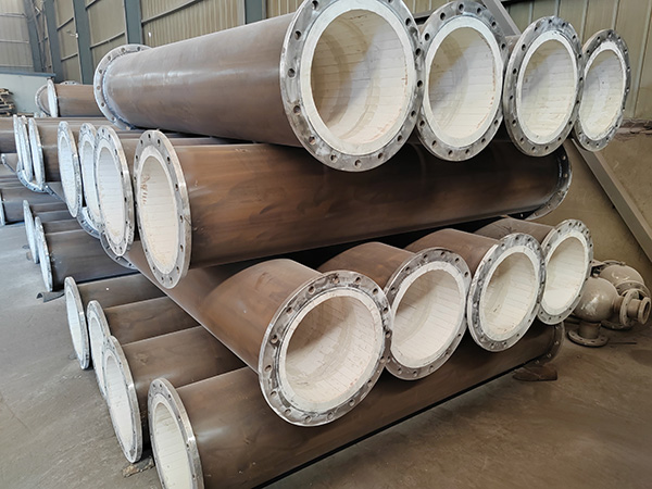 Ceramic-Patch Wear-Resistant Pipe