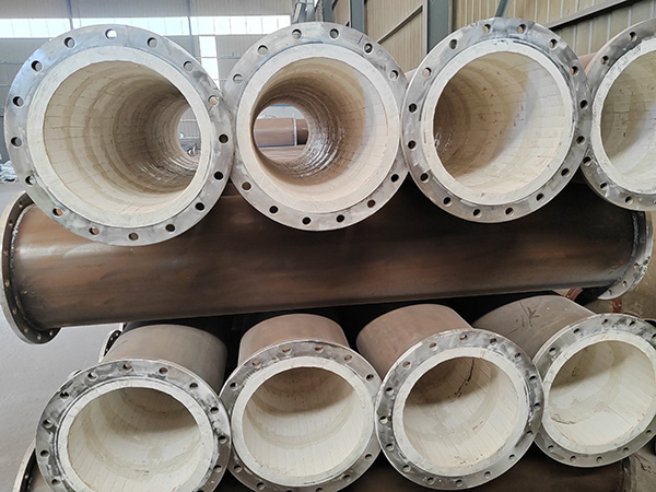 Ceramic-Patch Wear-Resistant Pipe