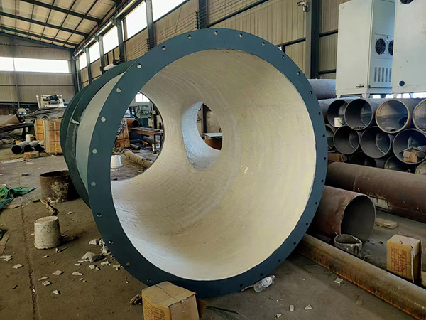 Ceramic-Patch Wear-Resistant Pipe